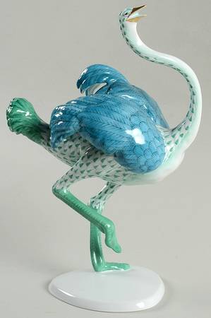 Wild Animals Ostrich Running-Green - No Box