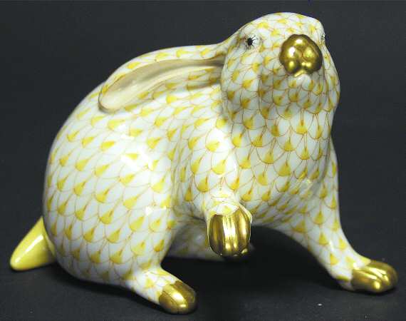 Rabbits & Bunnies (Single) Rabbit Sitting-Butterscotch - No Box