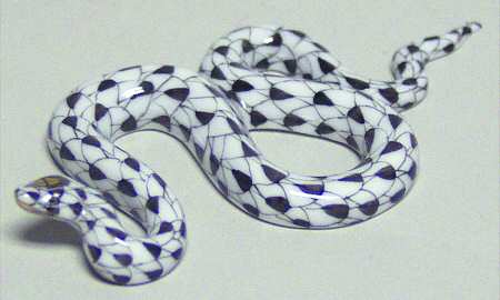 Reptiles-Snakes Miniature Snake-Black - No Box