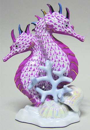 Sea Marine Animals Seahorses-Raspberry - No Box