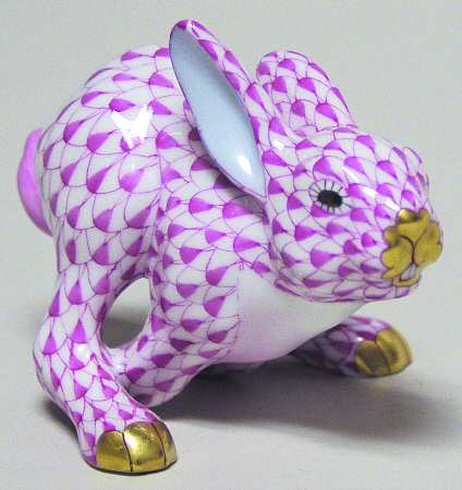 Rabbits & Bunnies (Single) Rabbit Fleeing-Raspberry - No Box