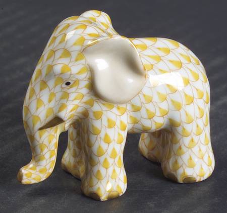 Elephants Miniature Elephant-Butterscotch - No Box