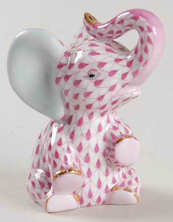 Elephants Baby Elephant-Raspberry - No Box