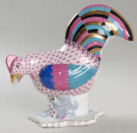 Roosters Rooster Looking Left-Raspberry - No Box