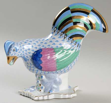 Roosters Rooster Looking Left-Blue - No Box