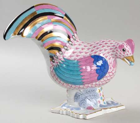 Roosters Rooster Looking Right-Raspberry - No Box