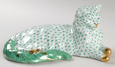 Cats Lying Cat-Green - No Box