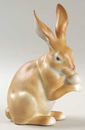 Rabbits & Bunnies (Single) Bunny Paws Up-Natural/Brown - No Box