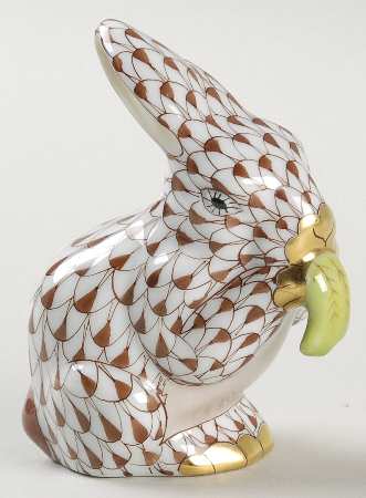 Rabbits & Bunnies (Single) Bunny Eating-Chocolate - No Box