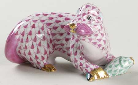 Sea Marine Animals Sea Otter W/Fish-Raspberry - No Box
