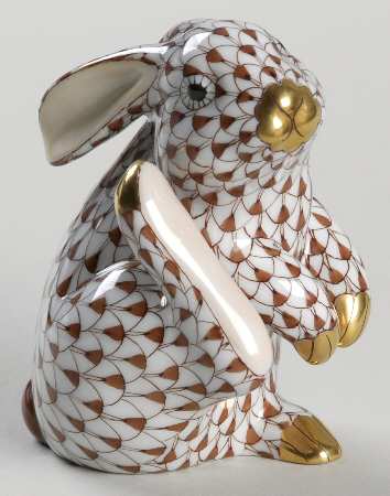 Rabbits & Bunnies (Single) Scratching Bunny-Chocolate - No Box