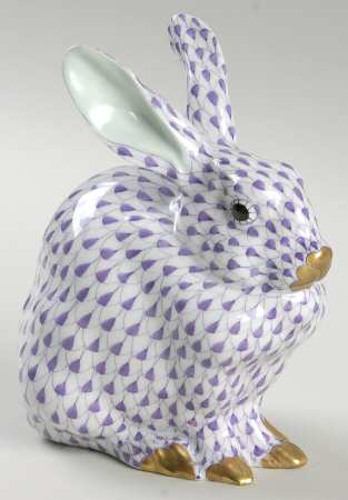 Rabbits & Bunnies (Single) Bunny Sitting-Lilac - No Box