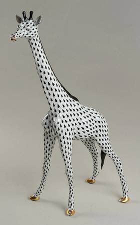 Wild Animals Giraffe-Large/Black - No Box