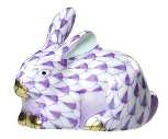 Rabbits & Bunnies (Single) Miniature Rabbit Lying-Lilac - No Box