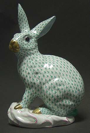 Rabbits & Bunnies (Single) Rabbit-Green - No Box