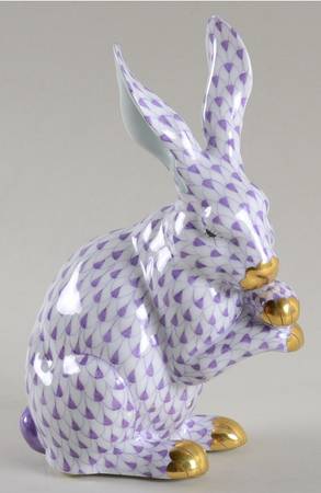 Rabbits & Bunnies (Single) Bunny Paws Up-Lilac - No Box