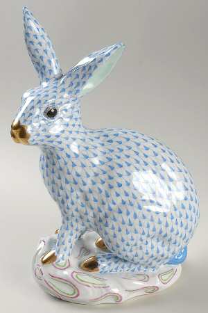 Rabbits & Bunnies (Single) Rabbit-Blue - No Box
