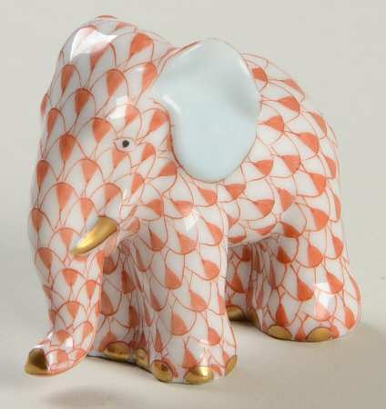 Elephants Miniature Elephant-Rust - No Box