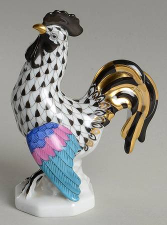 Roosters Small Cocky Rooster-Black - No Box