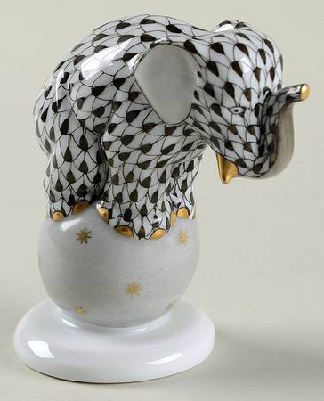 Elephants Dancing Elephant-Black - No Box