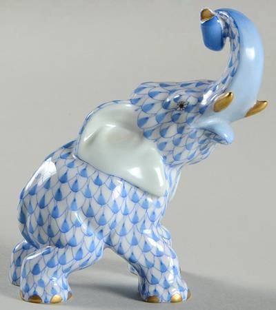 Elephants Joyful Elephant-Blue - No Box