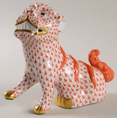 Asian Foo Dog-Rust/Looking Left - No Box