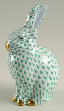 Rabbits & Bunnies (Single) Rabbit-Green - No Box