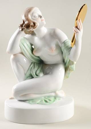 Nudes Nude Woman With Mirror - No Box