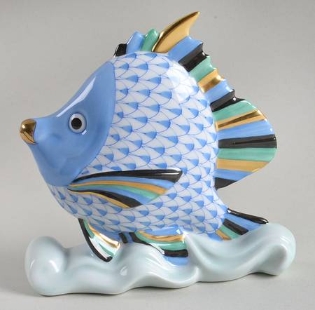Fish Tropical Fish On Wave-Blue - No Box