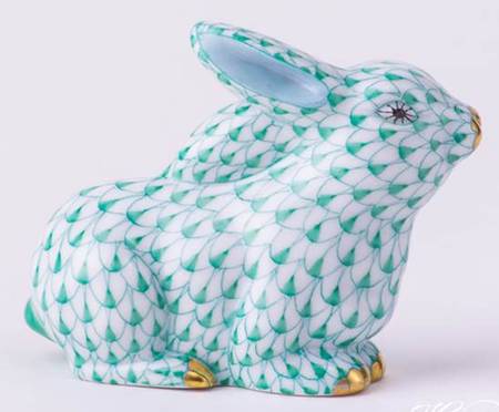 Rabbits & Bunnies (Single) Rabbit-Green - No Box