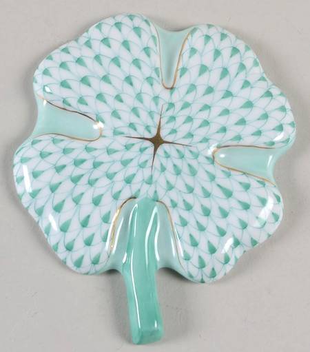 Floral-Plant Four Leaf Clover-Green - No Box