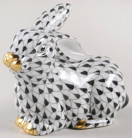 Rabbits & Bunnies (Single) Rabbit-Black - No Box