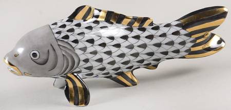 Fish Carp Koi Fish-Black - No Box