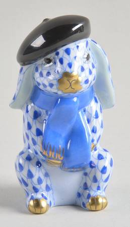 Rabbits & Bunnies (Single) Beret Bunny-Blue - No Box