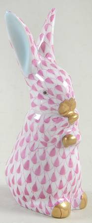 Rabbits & Bunnies (Single) Standing Bunny-Raspberry - No Box