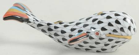 Sea Marine Animals Baby Whale-Black/Multicolor Tail - No Box
