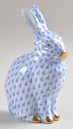 Rabbits & Bunnies (Single) Rabbit-Blue - No Box