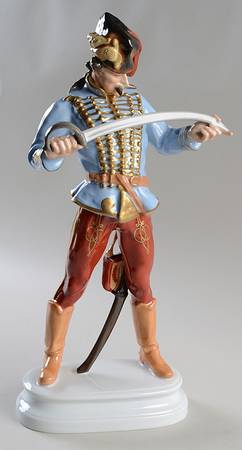 Traditional Hungarian People Hadik Hussar-Large - No Box