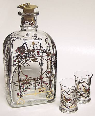 Christmas Giftware 2004 Bottle & Dram 3 Pc Set - Boxed