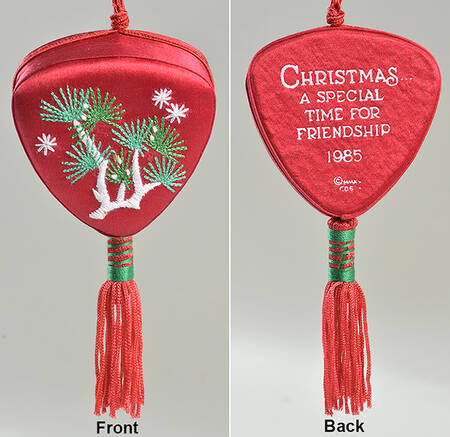 1985 Hallmark Christmas Ornaments Friendship - No Box