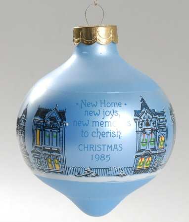 1985 Hallmark Christmas Ornaments New Home - No Box