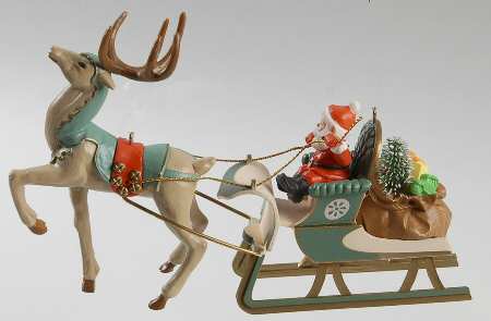 1985 Hallmark Christmas Ornaments Spirit Of Santa Claus - Boxed