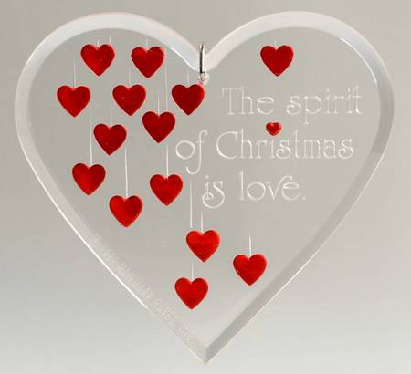 1985 Hallmark Christmas Ornaments Love At Christmas - No Box