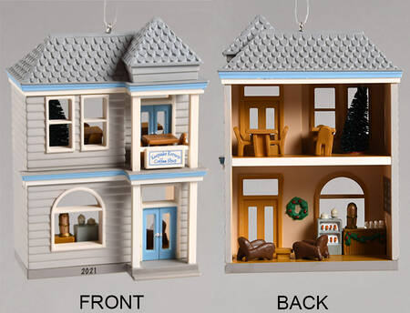 Nostalgic Houses & Shops 2021-Keepsake Korners Coffee Shop #38 - No Box