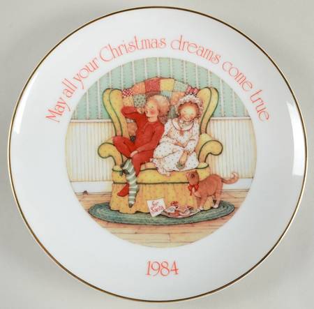 Christmas Plate May All Your Christmas Dreams Come True - No Box 84a