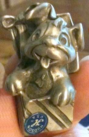 Hudson Pewter Figurines Puppy In Gift Box-Miniture - No Box