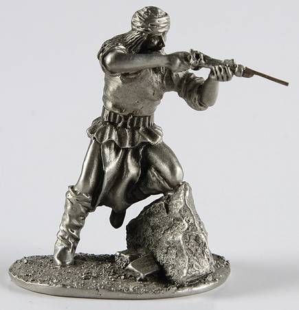 Hudson Pewter Figurines Apache Brave - No Box