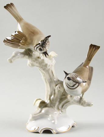 Birds Crested Titmouse Group - No Box
