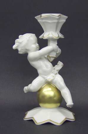 Giftware Cherub Candleholder-Facing Left - Boxed