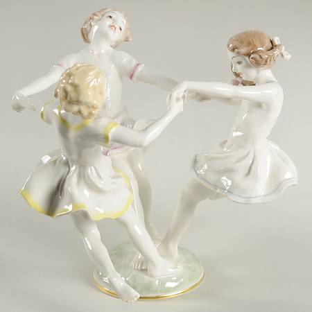 Giftware May Dance-Color Accents/Green Base - May Dance-Color